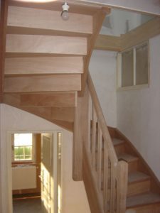 Escalier demi tour à Marcq en Baroeul (Lille)