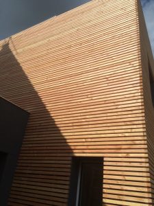 Extension de maison bardage et ossature en bois à Croix (Lille)