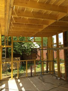 Extension de maison avec ossature en bois à Lambersart (Lille)