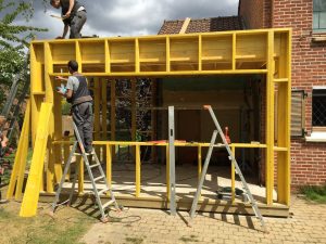 Extension de maison avec ossature en bois à Lambersart (Lille)