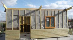 Extension avec ossature en bois à Linselles (Lille)